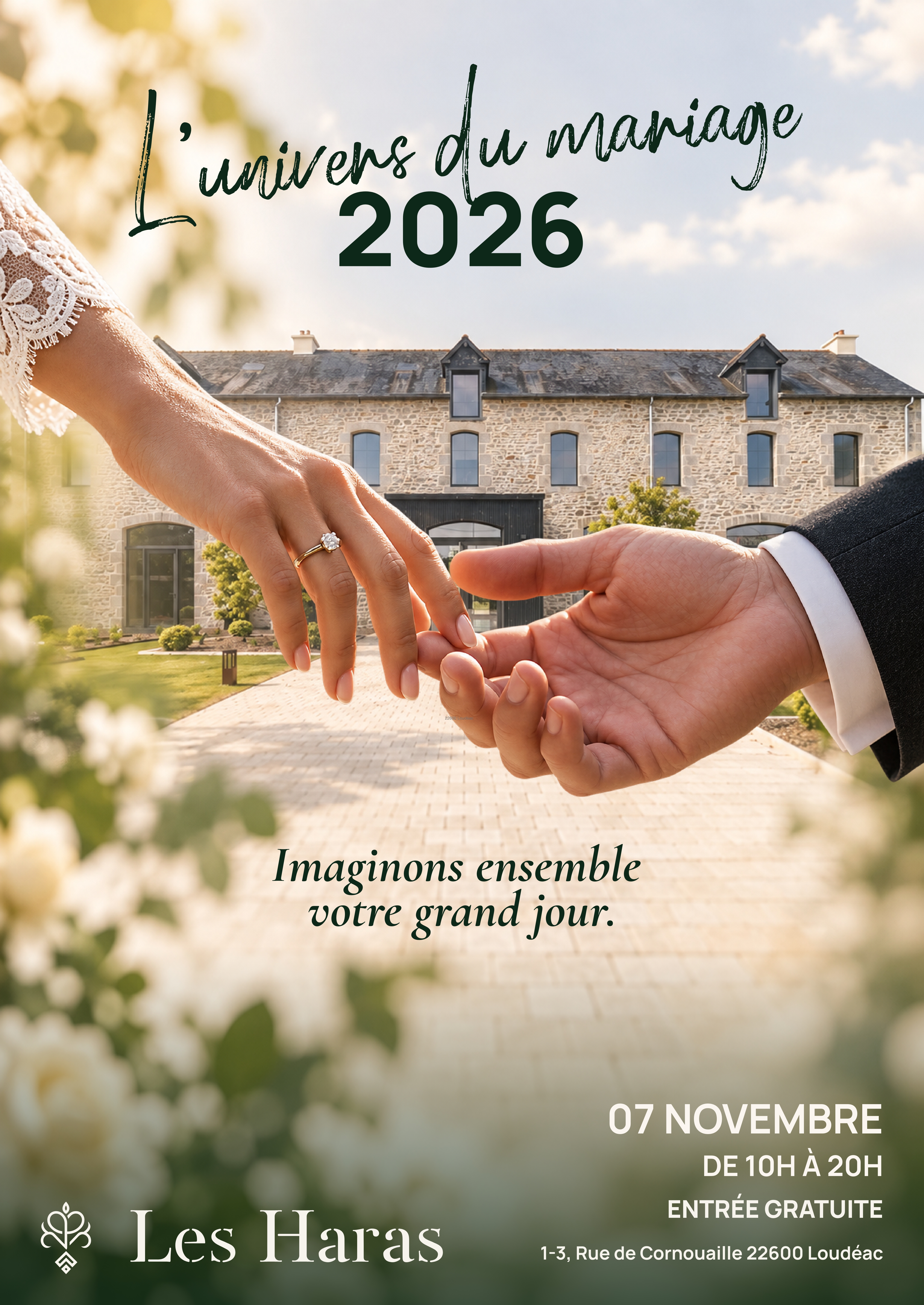 Affiche de L'univers du Mariage 2026 aux Haras à Loudéac